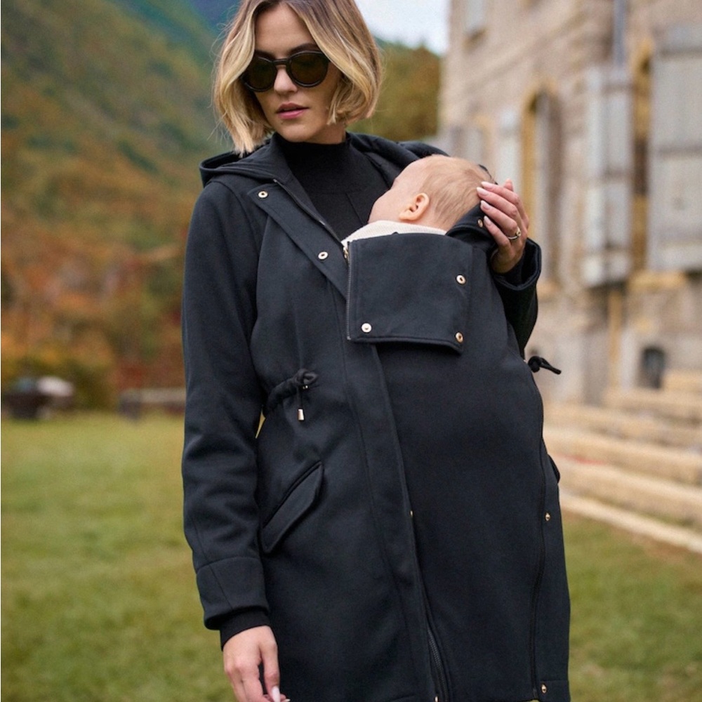 NWT Seraphine Black Maternity Jacket